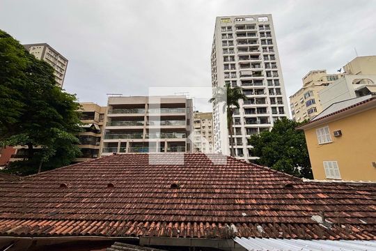 Vista da Sala de apartamento à venda com 3 quartos, 112m² em Botafogo, Rio de Janeiro