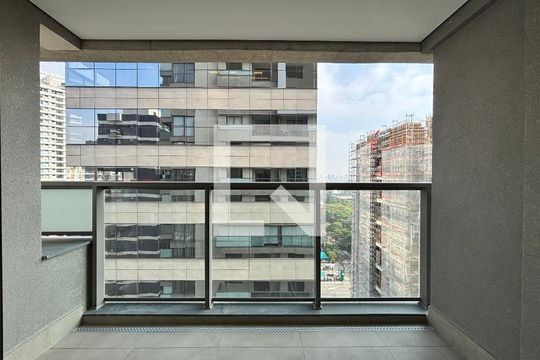 Varanda de apartamento à venda com 1 quarto, 44m² em Indianópolis, São Paulo