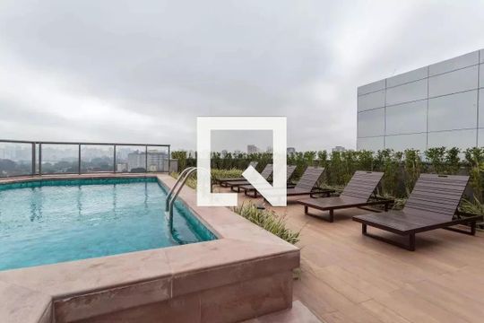 Área comum - Piscina de apartamento à venda com 1 quarto, 44m² em Indianópolis, São Paulo