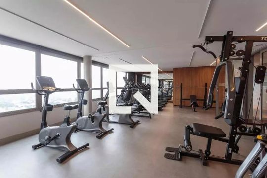 Área comum - Academia de apartamento à venda com 1 quarto, 44m² em Indianópolis, São Paulo