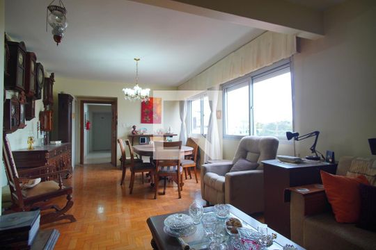 Sala de apartamento à venda com 3 quartos, 122m² em Auxiliadora, Porto Alegre