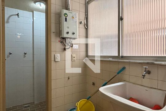Área de serviço de apartamento à venda com 3 quartos, 108m² em Copacabana, Rio de Janeiro