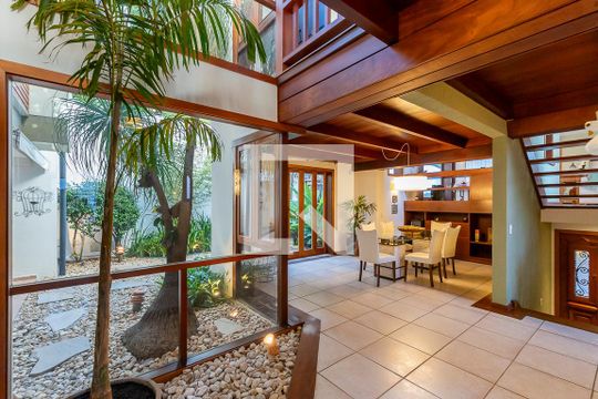 Sala de jantar de casa de condomínio à venda com 4 quartos, 447m² em Parque Jatibaia (sousas), Campinas