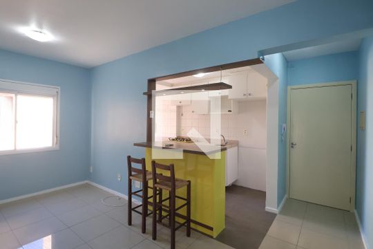 Sala de apartamento à venda com 2 quartos, 58m² em Marechal Rondon, Canoas