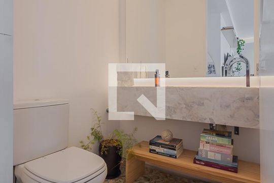 Lavabo de apartamento à venda com 3 quartos, 124m² em Jardim Paulistano, São Paulo