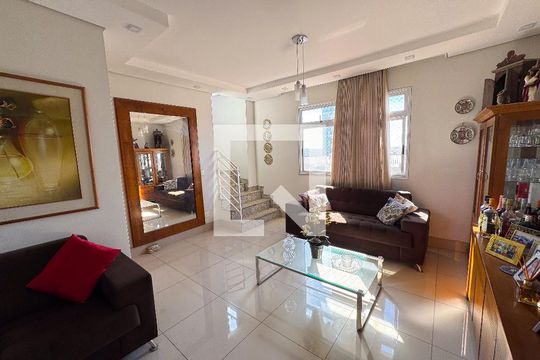 Sala de apartamento à venda com 3 quartos, 180m² em Eldorado, Contagem