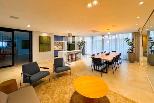 Área comum - Espaço Gourmet de kitnet/studio à venda com 1 quarto, 26m² em Vila Mariana, São Paulo