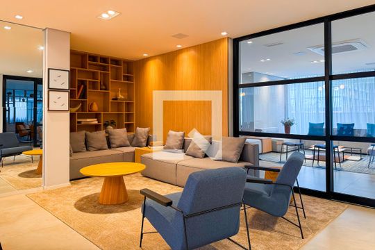 Área comum - Espaço Gourmet de kitnet/studio à venda com 1 quarto, 26m² em Vila Mariana, São Paulo