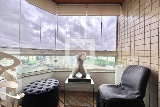 Varanda de apartamento à venda com 2 quartos, 200m² em Vila Monte Alegre, São Paulo