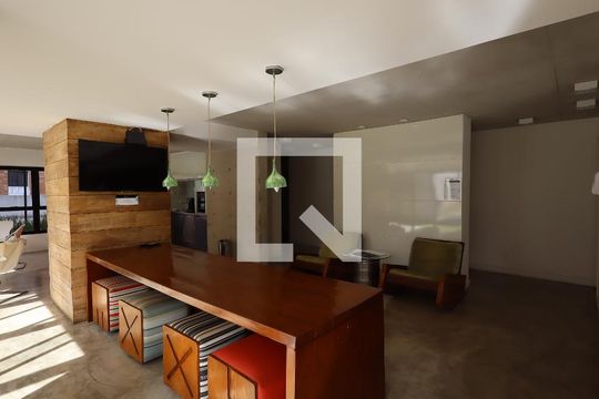 Área comum - Espaço Café de apartamento para alugar com 1 quarto, 70m² em Vila Suzana, São Paulo