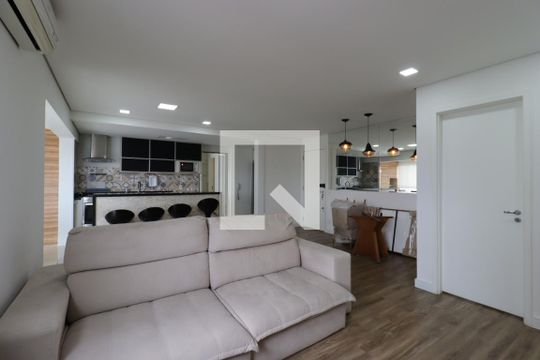 Sala de TV de apartamento para alugar com 2 quartos, 91m² em Campestre, Santo André