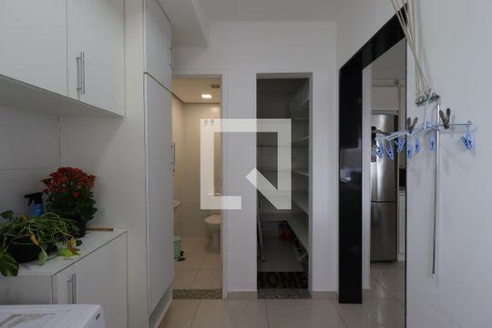 Área de Serviço de apartamento para alugar com 2 quartos, 91m² em Campestre, Santo André