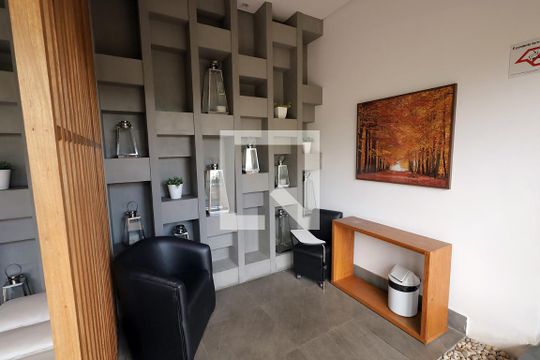 Área comum - Spa de apartamento para alugar com 3 quartos, 107m² em Vila Homero Thon, Santo André