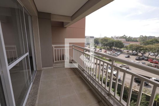 Sacada da Sala de apartamento para alugar com 3 quartos, 107m² em Vila Homero Thon, Santo André