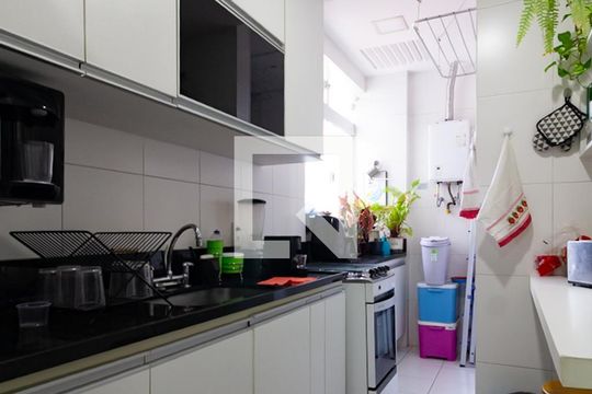 Cozinha de apartamento à venda com 3 quartos, 140m² em Humaitá, Rio de Janeiro