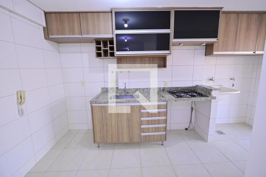 Cozinha de apartamento para alugar com 2 quartos, 63m² em Parque Amazonia, Goiânia