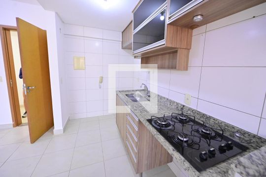 Cozinha de apartamento para alugar com 2 quartos, 63m² em Parque Amazonia, Goiânia