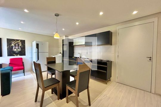Sala de jantar  de apartamento à venda com 2 quartos, 65m² em Primavera, Novo Hamburgo