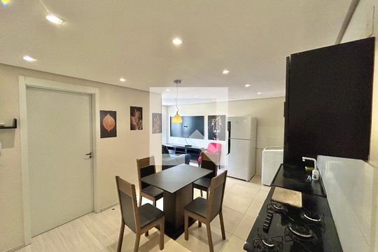 Sala de jantar  de apartamento à venda com 2 quartos, 65m² em Primavera, Novo Hamburgo