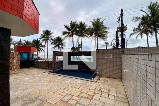 Área comum - Piscina de apartamento para alugar com 2 quartos, 81m² em Vila Caiçara, Praia Grande
