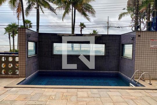 Área comum - Piscina de apartamento para alugar com 2 quartos, 81m² em Vila Caiçara, Praia Grande