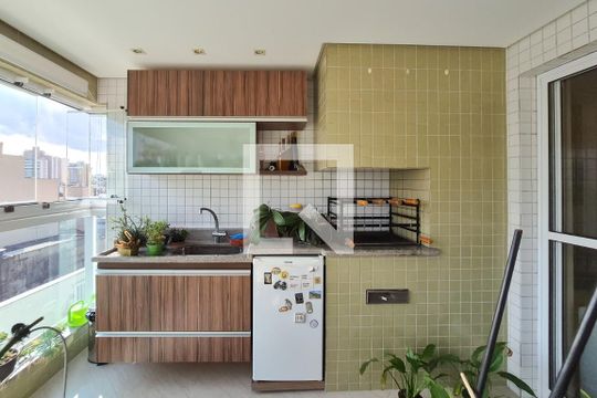 Varanda da Sala de apartamento à venda com 3 quartos, 150m² em Vila Margarida, São Bernardo do Campo