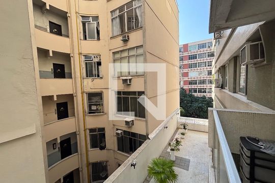 Sala - varanda - vista de apartamento à venda com 1 quarto, 65m² em Ipanema, Rio de Janeiro