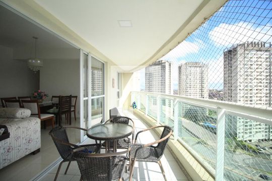 Varanda da Sala de apartamento para alugar com 4 quartos, 140m² em Cabula, Salvador