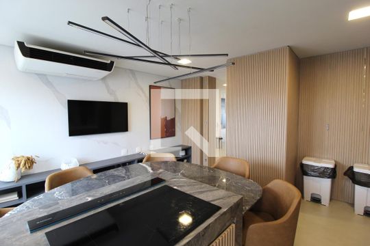 Área Comum - Salão de Festas de apartamento para alugar com 1 quarto, 24m² em Indianópolis, São Paulo