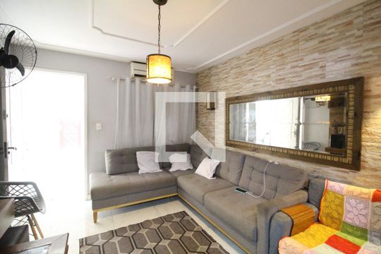 Sala de casa de condomínio à venda com 3 quartos, 107m² em Curicica, Rio de Janeiro