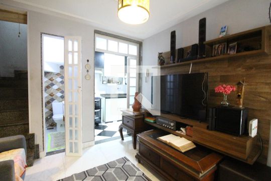Sala de casa de condomínio à venda com 3 quartos, 107m² em Curicica, Rio de Janeiro