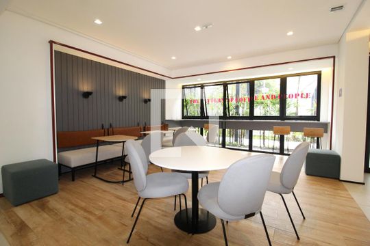 Área Comum - Coworking de apartamento para alugar com 1 quarto, 26m² em Vila Olímpia, São Paulo