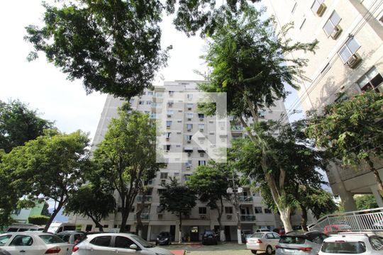 Fachada do bloco de apartamento à venda com 2 quartos, 63m² em Freguesia (jacarepaguá), Rio de Janeiro