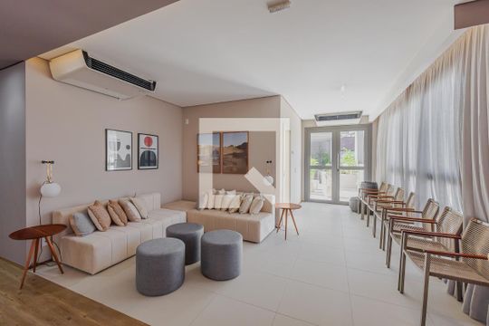Área comum de kitnet/studio à venda com 1 quarto, 24m² em Pinheiros, São Paulo