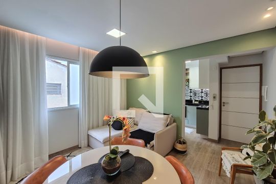 Sala de apartamento à venda com 1 quarto, 48m² em Parque Anchieta, São Bernardo do Campo