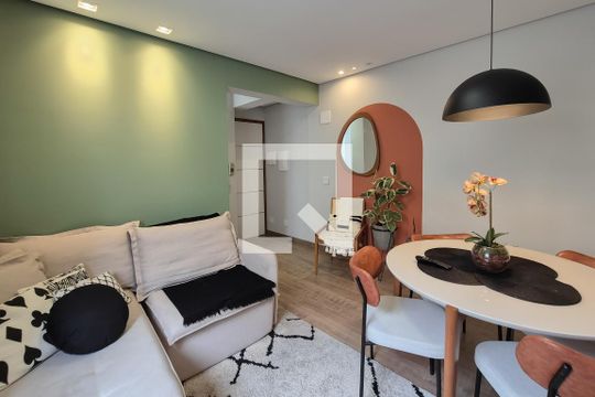 Sala de apartamento à venda com 1 quarto, 48m² em Parque Anchieta, São Bernardo do Campo