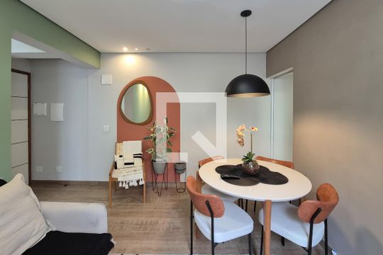 Sala de apartamento à venda com 1 quarto, 48m² em Parque Anchieta, São Bernardo do Campo