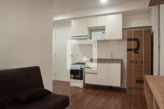 Sala/Cozinha de apartamento à venda com 2 quartos, 36m² em Planalto Paulista, São Paulo