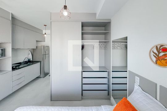 Cozinha de kitnet/studio à venda com 1 quarto, 23m² em Vila Mariana, São Paulo