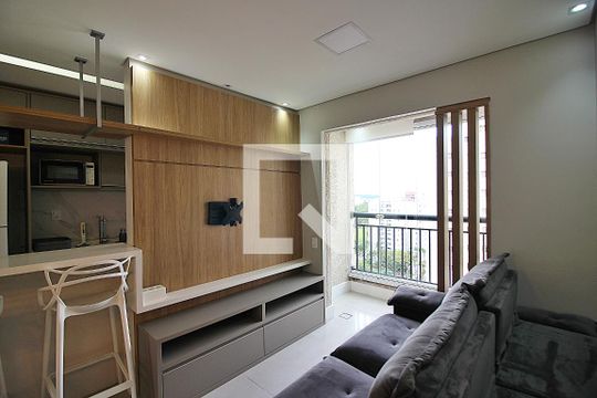 Sala de apartamento para alugar com 2 quartos, 56m² em Planalto, São Bernardo do Campo