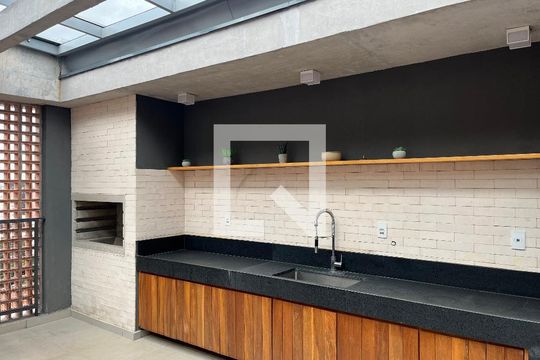 Área comum - Churrasqueira de apartamento à venda com 1 quarto, 33m² em Perdizes, São Paulo