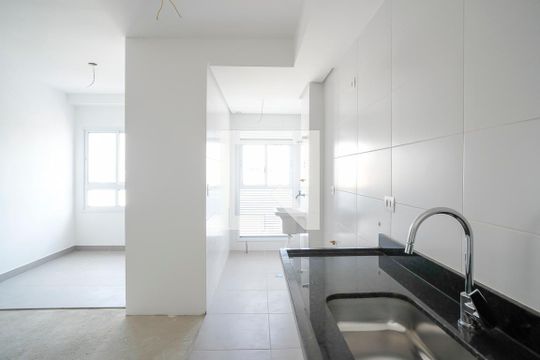Cozinha de apartamento à venda com 2 quartos, 68m² em Barcelona, São Caetano do Sul