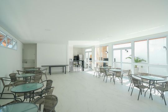 Área comum - Salão de festas de apartamento à venda com 2 quartos, 68m² em Barcelona, São Caetano do Sul