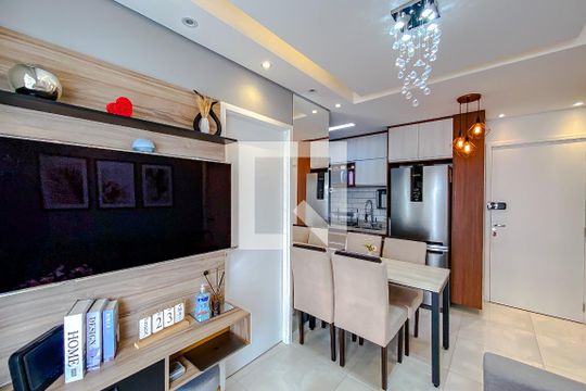 Sala de apartamento à venda com 2 quartos, 38m² em Jardim Analia Franco, São Paulo