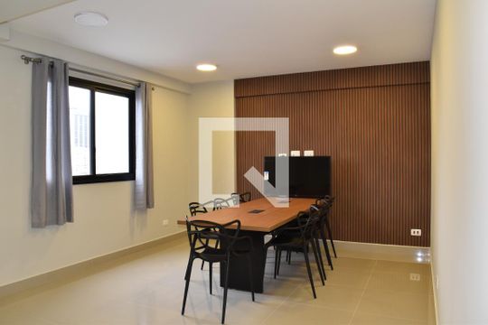 Área comum - Coworking de kitnet/studio para alugar com 1 quarto, 22m² em Centro, Curitiba