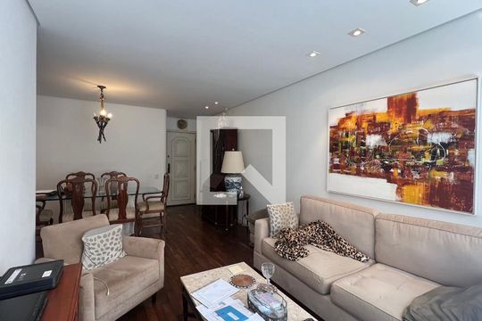 Sala de TV de apartamento à venda com 2 quartos, 99m² em Jardim Paulista, São Paulo