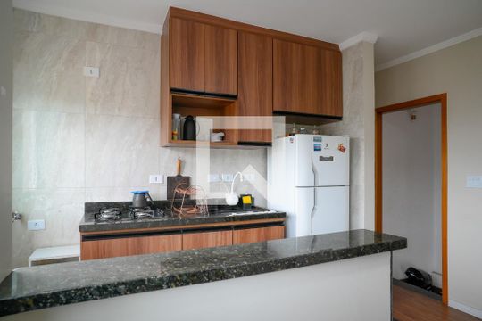 Cozinha de casa para alugar com 2 quartos, 60m² em Jardim Previdencia, São Paulo