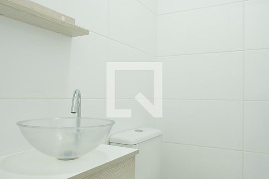Lavabo de apartamento para alugar com 1 quarto, 50m² em Barcelona, São Caetano do Sul