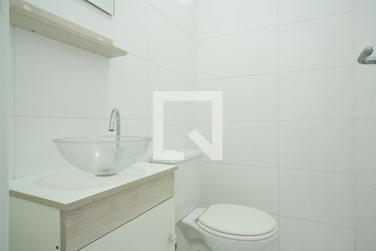 Lavabo de apartamento para alugar com 1 quarto, 50m² em Barcelona, São Caetano do Sul