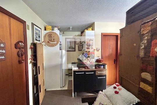 Cozinha de kitnet/studio à venda com 1 quarto, 30m² em Centro, São Leopoldo
